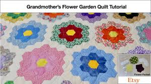 flower garden quilt tutorial