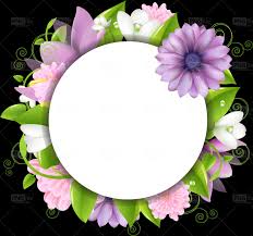 flower frame png free photo