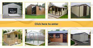 Steel Garages Timber Effect Pvc