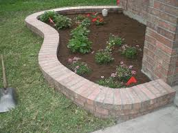 Brick Garden Brick Flower Bed