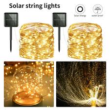 Outdoor Copper Wire Solar String Lights