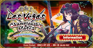All In!! Las Vegas Championship Match｜Fate/Grand Order Official USA Website