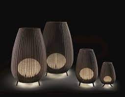 Synthetic Fibre Floor Lamp Amphora 02