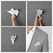 If you stuff a clean hanky in your jacket's breast pocket, it's. How To Fold A Pocket Square For A Wedding The Groomsman Suit