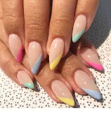 I have pink acrylic on top of my natural nails and i also have gel polish on top of the acrylic. The Best Colors For Almond Shaped Nails Society19