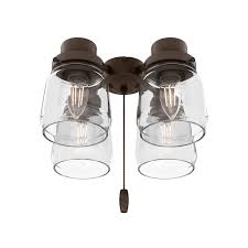 light brown led ceiling fan light kit