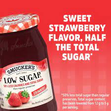 smucker s low sugar reduced sugar