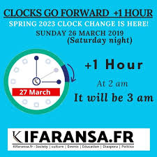 forward your clock tonite 25 march 2023