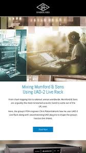 Mixing Mumford Sons With Uad 2 Live Rack Universal Audio