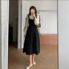 korean style set dress women s fashion