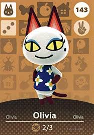 Check spelling or type a new query. Amazon Com Nintendo Animal Crossing Happy Home Designer Amiibo Card Olivia 143 200 Usa Version Video Games