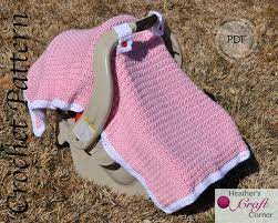Baby Licious Car Seat Canopy Crochet