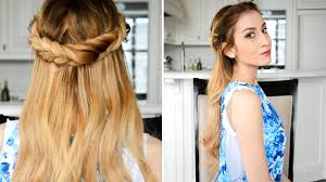 A stunning wavy hairstyle doesn't have to require much effort at all. Romantic Rope Braid Crown With Wavy Hair Fancy Hair Tutorial Youtube