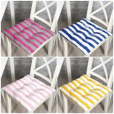 Colorful Striped Seat Pads Modern