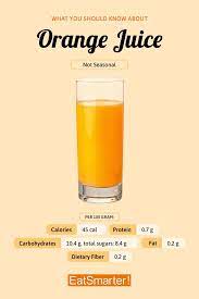 what to know about orange juice eat