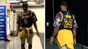 Bryant adopted the black mamba identity midway through his career, a nod to the current lakers, led by superstar lebron james, have since adopted bryant's legendary mamba mentality, and especially in those jerseys. Lebron James Rocks Kobe Bryant Tribute Jersey To Lakers Playoff Game