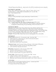 back to table of content . Sample Engineering Resume Format Templates At Allbusinesstemplates Com