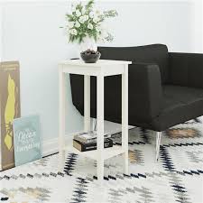 Dhp Rosewood Tall End Table White
