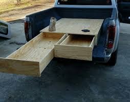 Diy Truck Bed Storage System With Images Truck Bed Otosection