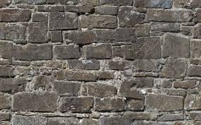 Old Stone Wall Of Fortress Stock Photo