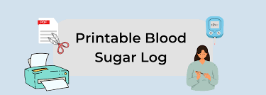 printable blood sugar log free pdf
