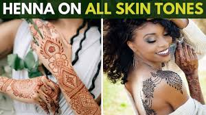 does henna look diffe on each skin