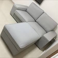 ikea kivik 2 seater sofa footstool