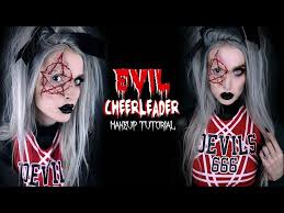 evil cheerleader makeup tutorial you