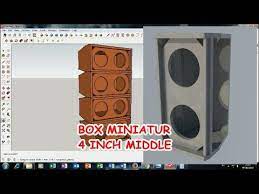 Karena skema yang saya berikan tidak cocok dipakai untuk lapangan sebagai penghandel suara bass, namun jika anda mengunakan di lapangan maka. Skema Box Miniatur Middle 4 Inch Youtube