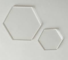 Clear Acrylic Laser Cut Hexagon Sheet Hexagon Place Cards For Table Numbers Guest Name Food Signs And Special Event Decoration And Diy Accessory
