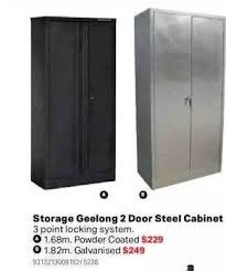 storage geelong 2 door steel cabinet