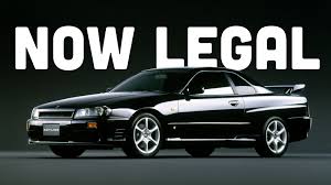 the r34 nissan skyline is now legal in