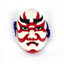 mini noh mask representing a