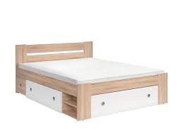double bed stefan 160 x 200 cm oak san