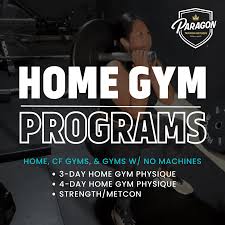 home gym physique programs paragon