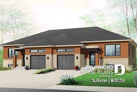 Semi Detached House Plans And Duplex