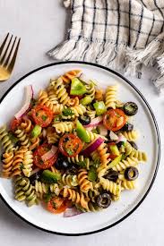 quick easy pasta salad food with