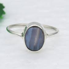 925 sterling silver blue lace agate