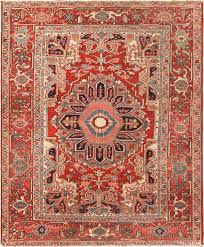 antique persian heriz rug 71121