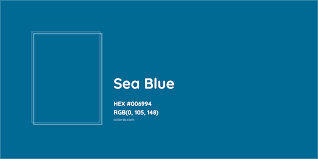 about sea blue color codes similar
