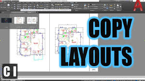 autocad how to copy a layout from