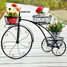 3 Tier Tricycle Plant Stand Flower Pot