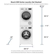 compact laundry stacking kit