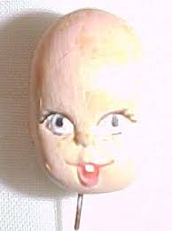 Prototype Head of a Dolly Darling. This is a early prototype head. - prototypehead