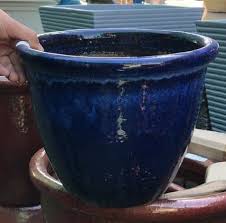 Buy Ceramic Pot Blue 5 Sizes