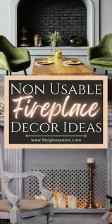 16 Empty Fireplace Decorating Ideas For