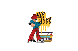 hip hoop dj boy vector cartoon