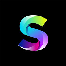 free vector a colorful letter s with