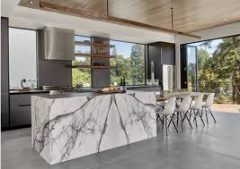 Elegant white modern subway marble mosaic backsplash tile for modern design kitchen spaces. 20 Modern Black And White Kitchens That Used Wood Home Design Lover