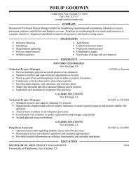 Best Technical Project Manager Resume Example Livecareer